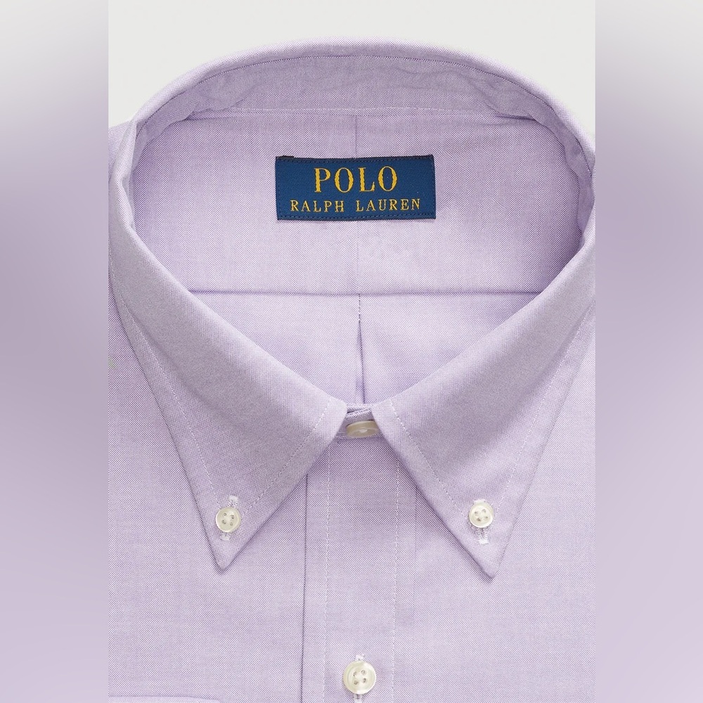 NWT Polo Ralph Lauren Men's Big & Tall Long Sleeve Oxford Shirt Purple 2X Big
